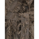 Coat with fur details