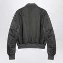 Alexander McQueen Grey zipped bomber jacket