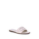 Patent leathe VLogo slide Sandals