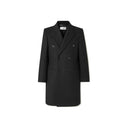 Double-Breasted Wool Coat Saint Laurent