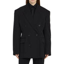 Wool Double-breasted Jacket Balenciaga