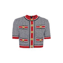 Cropped Monogram Top Balmain