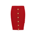 Knee-Length Mini Skirt Balmain
