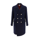 Martingale Double-Breast Coat Brunello Cucinelli