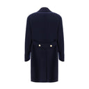 Martingale Double-Breast Coat Brunello Cucinelli