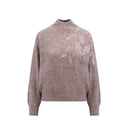 T-Neck Knit Brunello Cucinelli