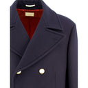 Martingale Double-Breast Coat Brunello Cucinelli