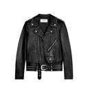 Studded Leather Jacket Celine