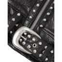 Studded Leather Jacket Celine