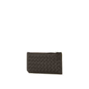 Intrecciato Leather Card Holder Bottega Veneta
