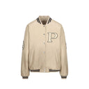 Padded Leather Varsity Jacket Prada