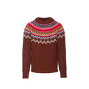 Fair Isle Intarsia Cable-knit Wool Jumper Moncler Grenoble