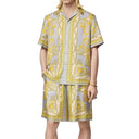 La Coupe Des Dieux Silk Shorts Versace