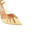 Aquazzurra Bellissima Woven Raffia Stiletto Sandals Aquazzura