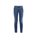 Blå Konst Climb Mid Blue Cotton Denim Jeans Acne Studios