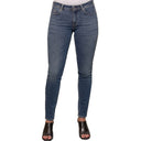 Blå Konst Climb Mid Blue Cotton Denim Jeans Acne Studios