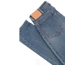 Blå Konst Climb Mid Blue Cotton Denim Jeans Acne Studios