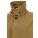 Cotton Gabardine Trench Coat Saint Laurent