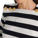 Striped Jersey Top Balmain