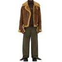 Quilted Pleated Pants Burberry