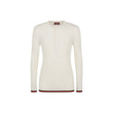 Ribbed-Knit Silk T-Shirt Gucci