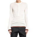Ribbed-Knit Silk T-Shirt Gucci