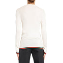 Ribbed-Knit Silk T-Shirt Gucci