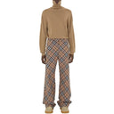 Wool Blend Check Pants Burberry