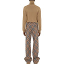 Wool Blend Check Pants Burberry