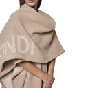 Wool And Cashmere Poncho Fendi