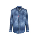 Distressed Effect Denim Shirt Dsquared²