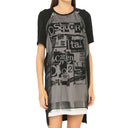 Silk Printed Mini Dress Dsquared²