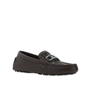 Leather Monogram Loafers Fendi
