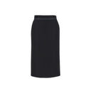 Virgin Wool Grain De Poud Skirt Fendi