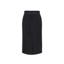 Virgin Wool Grain De Poud Skirt Fendi