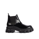 Monolith Leather Ankle Boots Prada