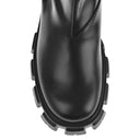 Monolith Leather Ankle Boots Prada