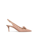 Leather Slingback Pumps Valentino Garavani
