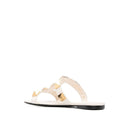 Roman Stud Leather Flat Sandals Valentino Garavani