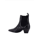 Snake-Effect Leather Chelsea Boots Celine