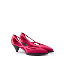 55mm Satin Cut-Out Pumps Prada
