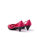55mm Satin Cut-Out Pumps Prada