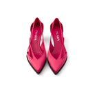 55mm Satin Cut-Out Pumps Prada
