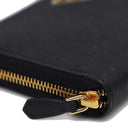 Leather Logo Wallet Prada