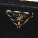 Leather Logo Wallet Prada
