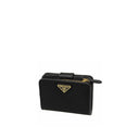 Nylon and Leather French Wallet Prada