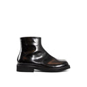 Trunk Leather Ankle Boots MM6 Maison Margiela