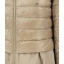 Taffeta hem padded coat Herno