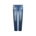 Cotton Logo Denim Jeans Versace