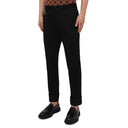 Cotton Gabardine Trousers Versace